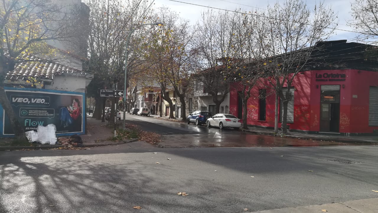 Esquina de Jujuy y Tres de Febrero, uno de los puntos críticos de la oferta sexual en La Perla